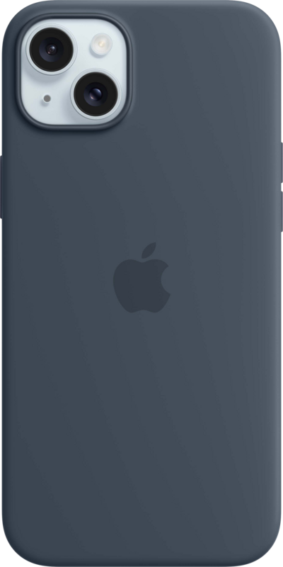Koop Apple iPhone 15 Plus Back Cover met MagSafe Stormblauw