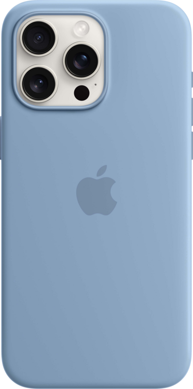 Koop Apple iPhone 15 Pro Max Back Cover met MagSafe Winterblauw