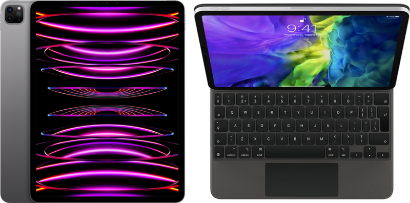 Koop Apple iPad Pro (2022) 12.9 inch 128GB Wifi Space Gray + Magic Keyboard