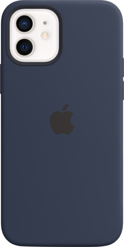 Koop Apple iPhone 12 / 12 Pro Back Cover met MagSafe Donkermarineblauw