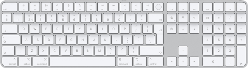 Koop Apple Magic Keyboard met numeriek toetsenblok en Touch ID QWERTY