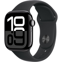 Koop Apple Watch Series 10 42mm Zwart Sportband M/L - 195949563669