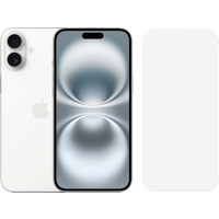 Koop Apple iPhone 16 Plus 256GB Wit + BlueBuilt Screenprotector Glas - 6151121775705