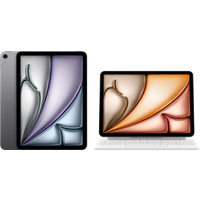 Koop Apple iPad Air (2025) 11 inch 128GB Wifi Space Gray + Apple Magic Keyboard QWERTY Wit - 6151121979943
