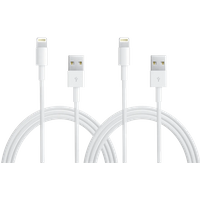 Koop Apple Usb A naar Lightning Kabel 1m Kunststof Wit Duopack - 9502669662915