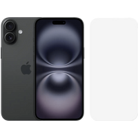 Koop Apple iPhone 16 Plus 256GB Zwart + BlueBuilt Screenprotector Glas - 6151121769759
