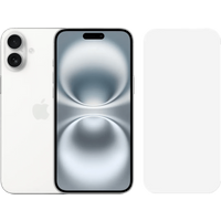 Koop Apple iPhone 16 Plus 256GB Wit + BlueBuilt Screenprotector Glas - 6151121775705