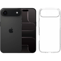 Koop Apple iPhone Air 1TB Zwart + BlueBuilt Protective Back Cover Transparant - 6151130164132