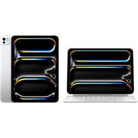 Koop Apple iPad Pro (2024) Nano 11 inch 2TB Wifi Zilver + Apple Magic Keyboard QWERTY - 6151115067045