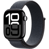 Koop Apple Watch Series 10 4G 42mm Zwart Sport Loop - 195949563911