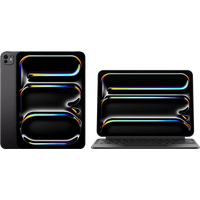 Koop Apple iPad Pro (2024) 11 inch 2TB Wifi Zwart + Apple Magic Keyboard QWERTY - 6151115054052