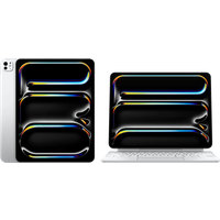 Koop Apple iPad Pro (2024) Nano 13 inch 1TB Wifi Zilver + Apple Magic Keyboard QWERTY - 6151115093013