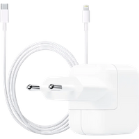 Koop Apple Usb C Oplader 30W + Apple Lightning Kabel 1m Kunststof Wit - 7423400478430
