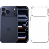 Koop Apple iPhone 17 Pro Max 2TB Blauw + BlueBuilt Protective Back Cover Transparant - 6151130444494