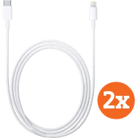 Koop Apple Usb C naar Lightning Kabel 1m Kunststof Wit Duopack - 9509712261255