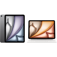 Koop Apple iPad Air (2025) 11 inch 256GB Wifi Space Gray + Apple Magic Keyboard QWERTY Wit - 6151121983902