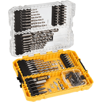 Koop DeWalt 72-delige Steenboren en HSS-G Metaalboren EXTREME 2 TOUGH CASE - 5054905247133