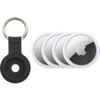 Koop Apple AirTag 2 (4-Pack) + BlueBuilt Apple AirTag Sleutelhanger - 6151139931988
