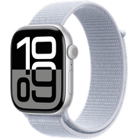 Koop Apple Watch Series 10 4G 46mm Zilver Sport Loop - 195949564024