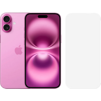 Koop Apple iPhone 16 Plus 256GB Roze + BlueBuilt Screenprotector Glas - 6151121770793
