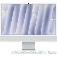 Koop Apple iMac 24 inch M4 (10 core CPU/10 core GPU) 16GB/512GB Zilver QWERTY - 195949595141