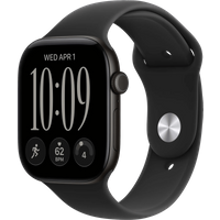 Koop Apple Watch Series 12 Cellular 46mm Zwart Sportband M/L - 0195951232218